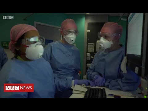 The Coronavirus Frontline: fighting to save lives at a London hospital  – BBC News